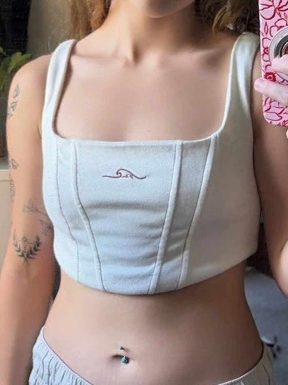 Aritzia White Crop Top Size Small NWT